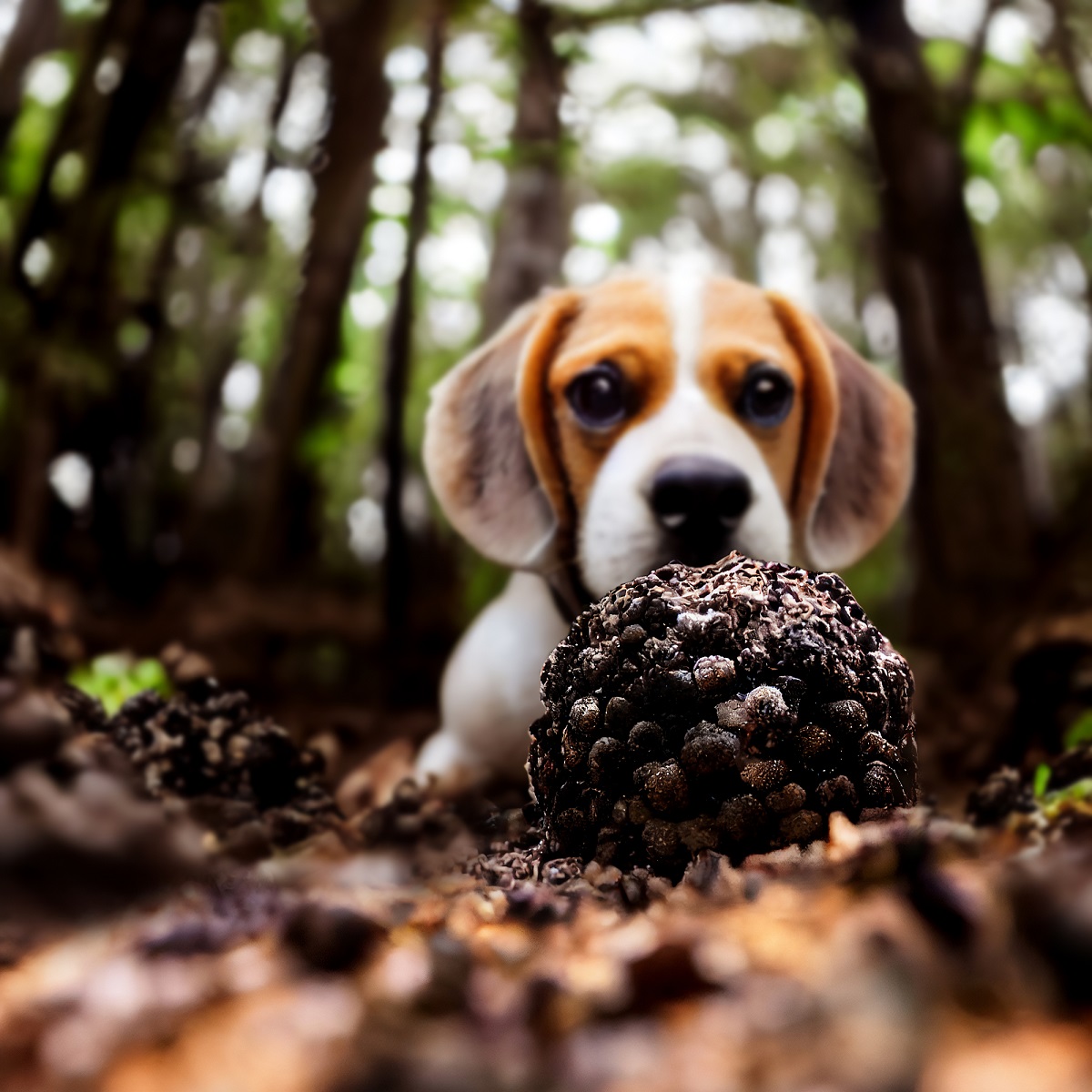 what dog can smell truffles