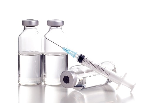 injection needle and vial